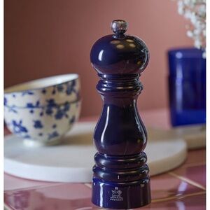 NEW PEUGOT Paris u'Select Manual Salt Mill in Wood Blue Gloss 18 cm